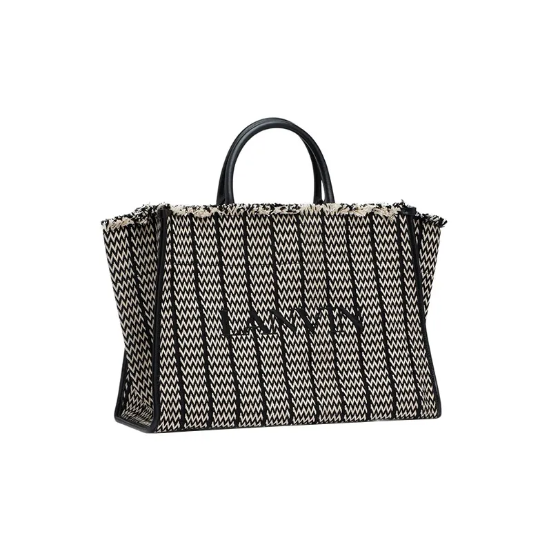 Lanvin Cabas Chevron Medium Tote Bag-1