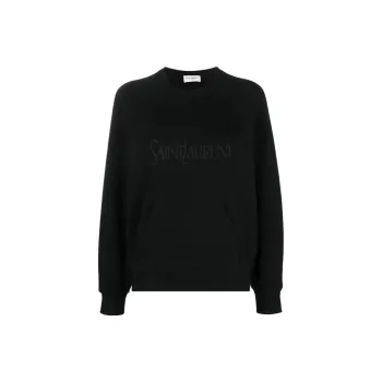 SAINT LAURENT FW22 Sweatshirt Women's Black