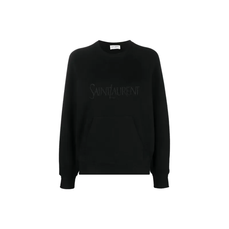 SAINT LAURENT FW22 Sweatshirt Women's Black-0