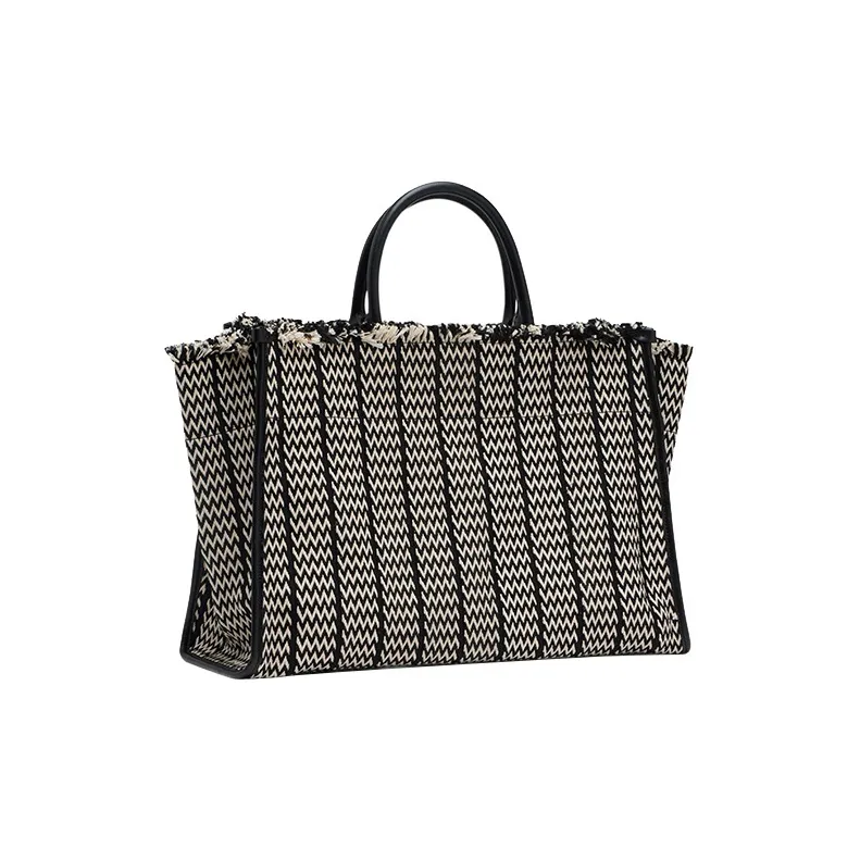 Lanvin Cabas Chevron Medium Tote Bag-2