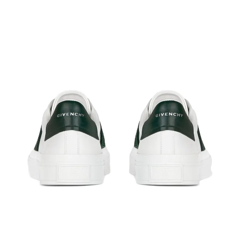 Givenchy City Sport Low Top Stylish Skateboarding Shoes Men's White Green-4