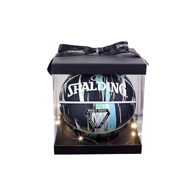 SPALDING Marble Collection PU Basketball Multicolor Size 7 Training Unisex-4