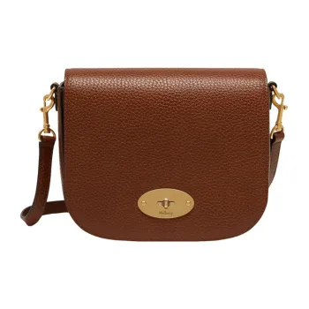 Mulberry Logo Plaque Foldover Small Crossbody Bag