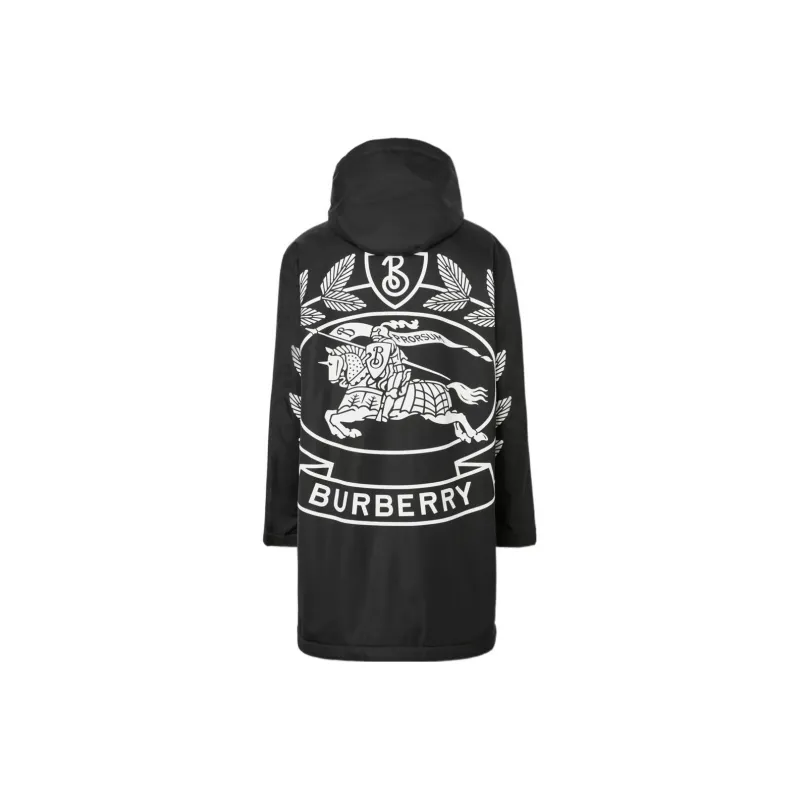 Burberry Logo-print Hooded Parka Coat-1