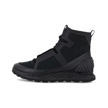 Ecco Breakthrough High Top Casual Shoes Men's Black
