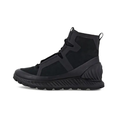 Ecco Breakthrough Casual Shoes Men High-Top Black