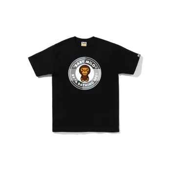 A BATHING APE Color Block Milo Busy Works Tee