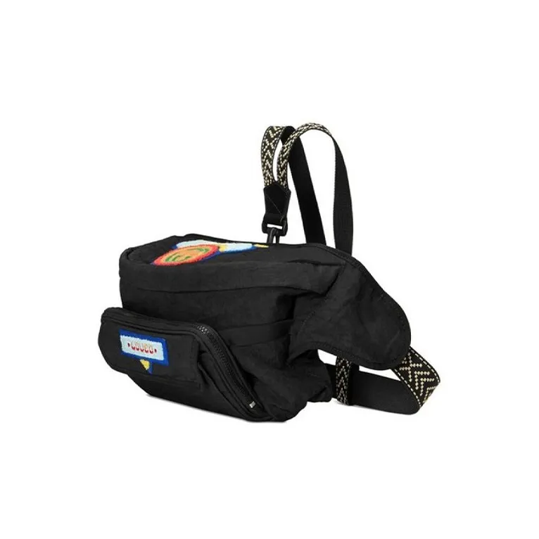 GUCCI Nylon Backpack Unisex Black-1