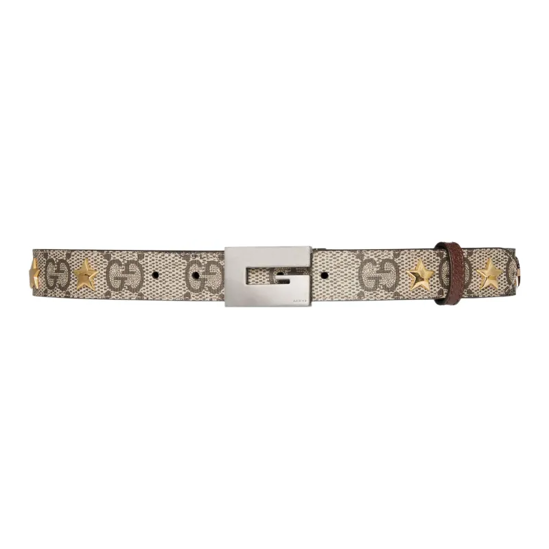 GUCCI Belt Women's Brown Width  3cm-0