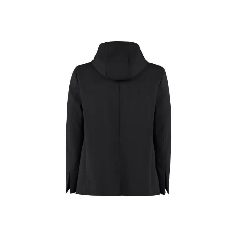 Givenchy Zip-Up Hooded Coat-1