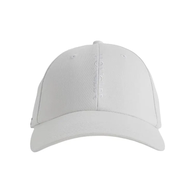 Moncler Cotton Baseball Caps Unisex White-0