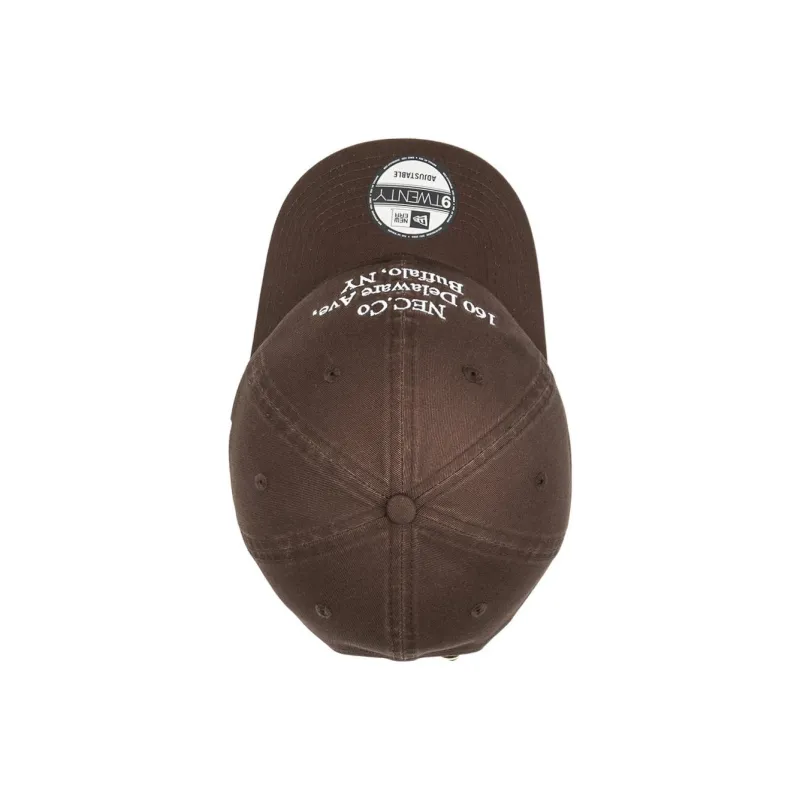New Era Cotton Baseball Caps Unisex Chocolate-4