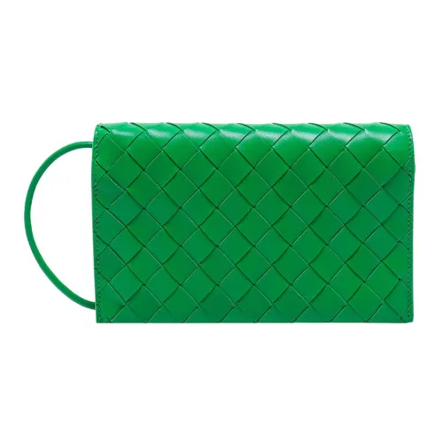 Bottega Veneta Intrecciato Strapped Wallet
