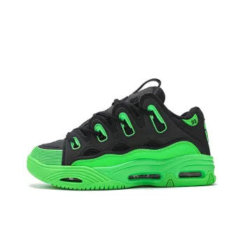 OSIRIS Skateboard Shoes Unisex Low Top Black/Green