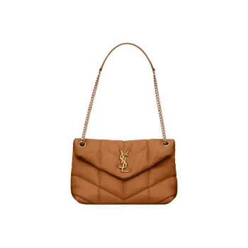 SAINT LAURENT PUFFER Sheepskin Cloud Bag, Pillow Bag, Crossbody Bag, Shoulder Bag Women's