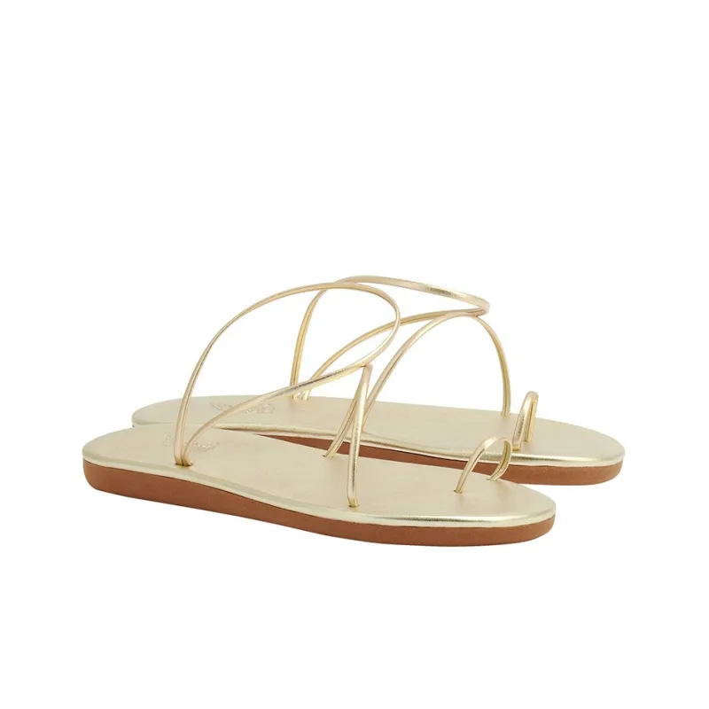 ANCIENT GREEK SANDALS Kansiz Strap Sandals Women's White Gold-2