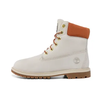 Timberland Heritage 6 Inch Waterproof Boots 'White Nubuck' Women's
