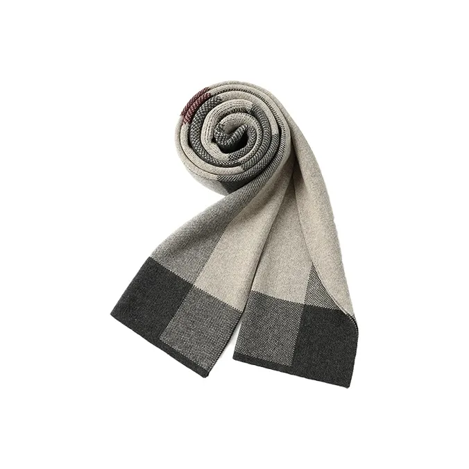 AAJF Wool Cashmere Knit Scarves Men's-1