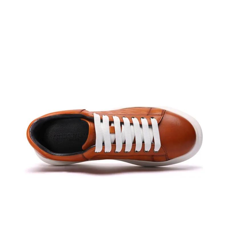 Anthony Miles Stylish Skateboarding Shoes Men's Brown-2
