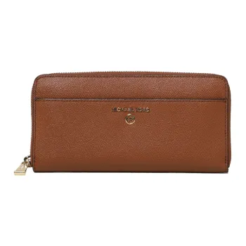 MICHAEL KORS Jet Set Charm Cow Leather Wallet Women's Brown