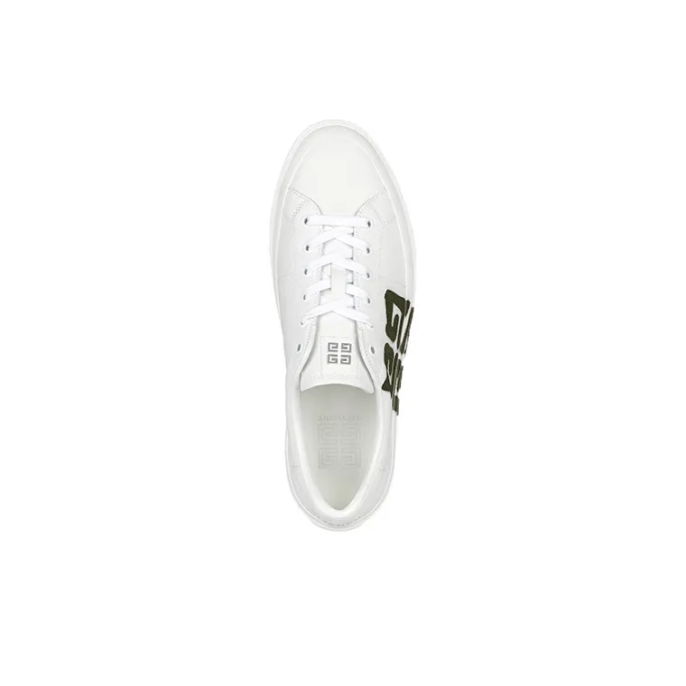 Givenchy City Sport Low Top Stylish Skateboarding Shoes Men's White Green-2