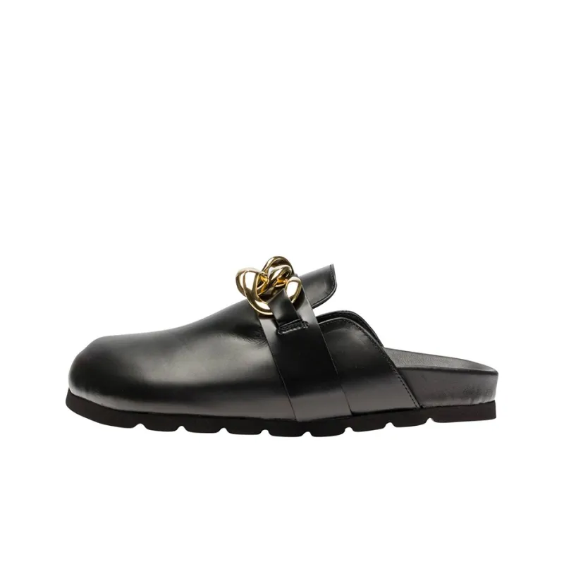 ALOHAS Wrap-toe Slippers Women's Black-0