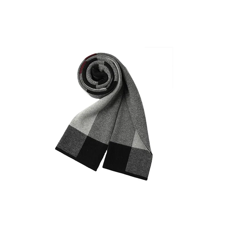 AAJF Wool Cashmere Knit Scarves Men's-2