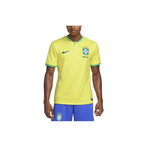 Nike Brazil 2022/23 Stadium Home Jersey Dynamic Yellow/Green Spark/Paramount Blue/Paramount Blue