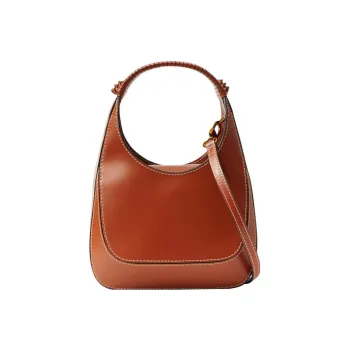 Staud Cow Leather Shoulder Bag Crossbody Bag Handbag Women's Brown