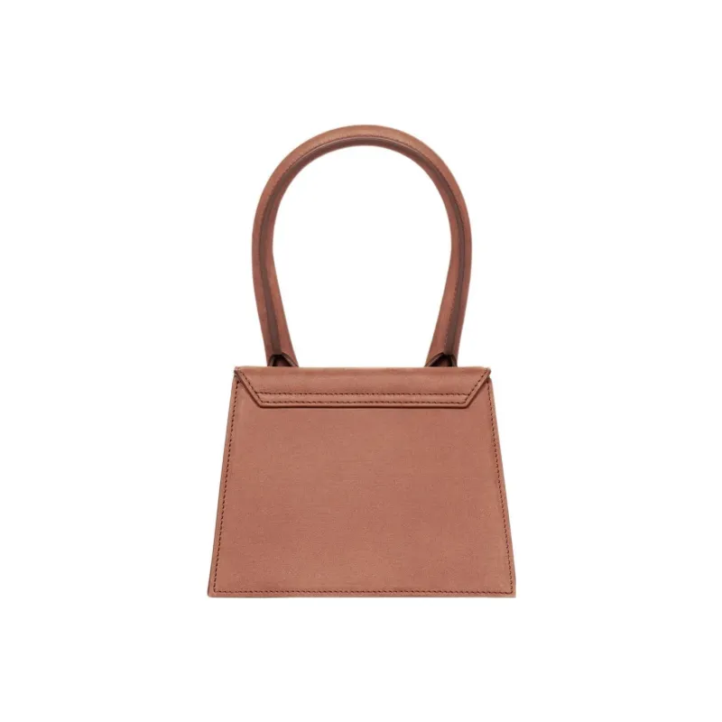 Jacquemus Cow Leather Shoulder Bag, Crossbody Bag, Handbag Women's Brown-2