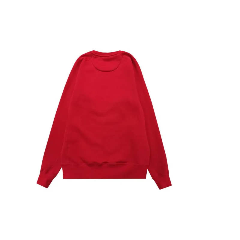 Jordan Solid Color Embroidered Sweatshirt Men's Red-1