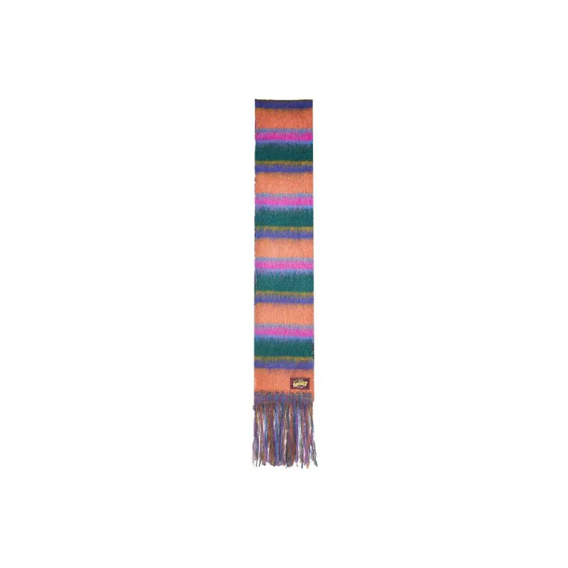 MARNI Knit Scarves Women's Green & Orange Multicolor-0