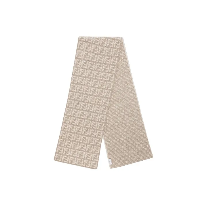 FENDI Knit Scarves Women's Gray-0