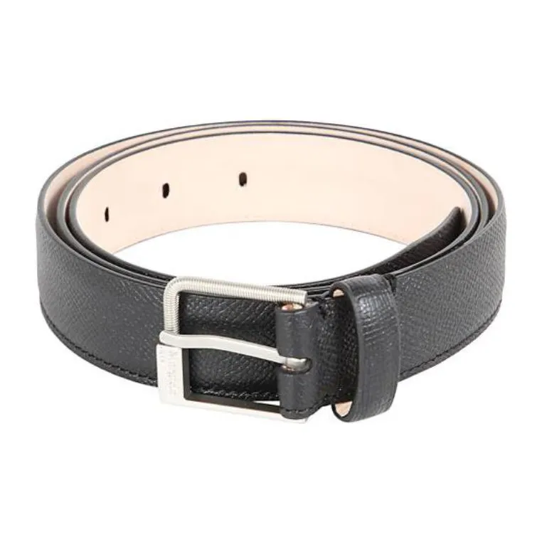 Maison Margiela Leather Belts Men Black-1