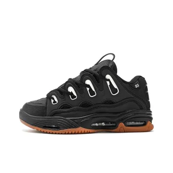 OSIRIS Skateboard Shoes Unisex Low Top Black Natural Rubber