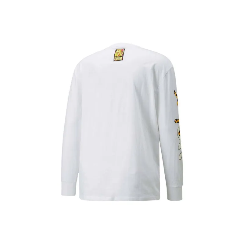 PUMA x BRITTO LS Tee T Shirt Men's White-1