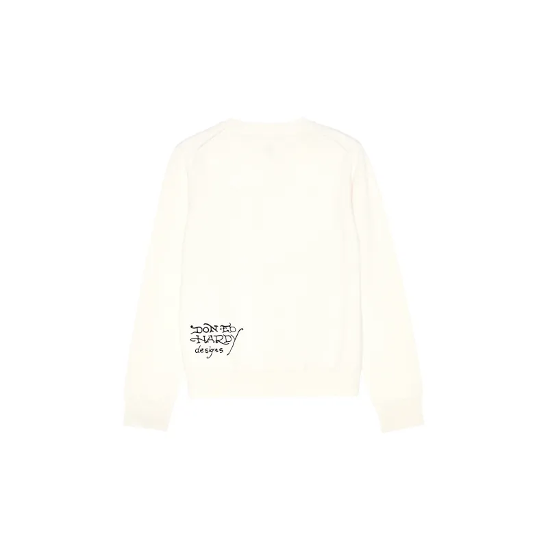 Ed Hardy Classic Classic Series FW22 Knitwear Women's Ivory White-1