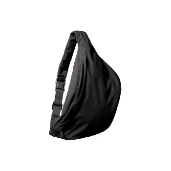 Balenciaga Gap X Yeezy Tripartite Collaboration Polyester Sling Bag Shoulder Bag Crossbody Bag Medium Size Unisex Black