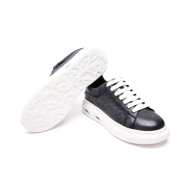 Anthony Miles Stylish Skateboarding Shoes Men's Blue-4