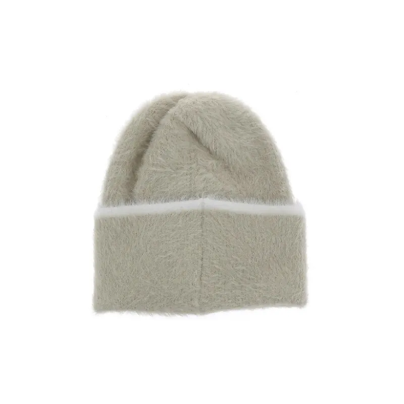 Jacquemus Polyamide Beanies Women's Gray White-1