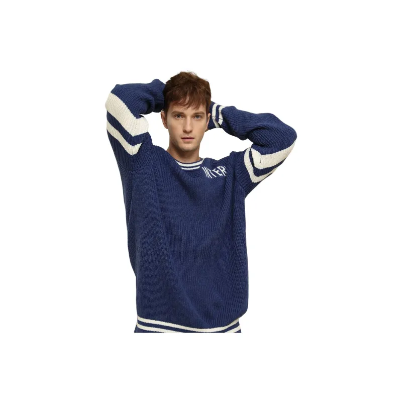 F.C. Internazionale Milano Sweater International Beige Blue Unisex-4