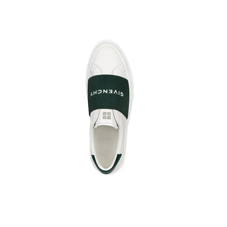 Givenchy City Sport Low Top Stylish Skateboarding Shoes Men's White Green-2