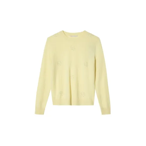 RARE Cashmere Sweaters Women's Yellow