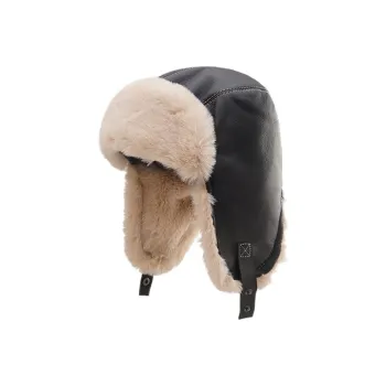FREE RABBITⅡ Artificial Leather Trapper Hats Unisex