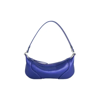 By Far Amira Cow Leather Handbag, Shoulder Bag Mini Women's Purple