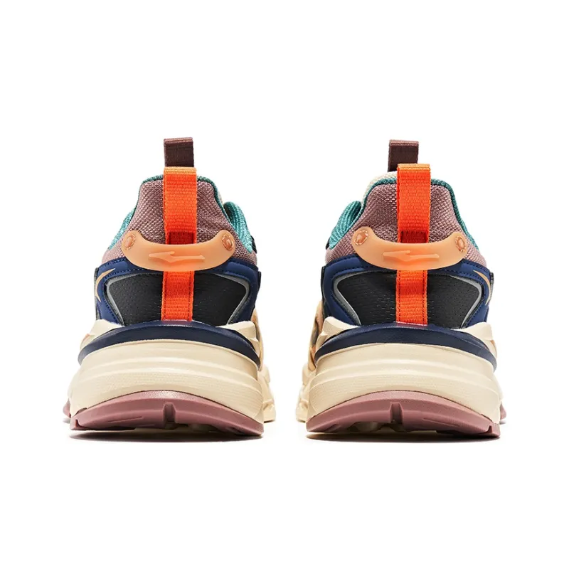 Erke Low Top Running Shoes Men's Birch Wood-3