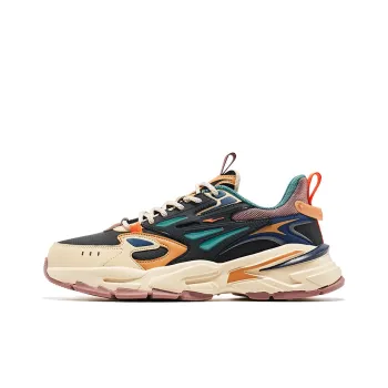Erke Low Top Running Shoes Men's Birch Wood