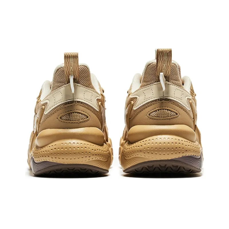 Erke Wu Yandang Low Top Sports Casual Shoes Men's Birch Wood-3