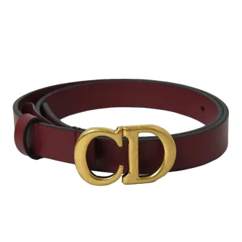 DIOR Fashion Letter CD Logo Smooth Buckle Unisex