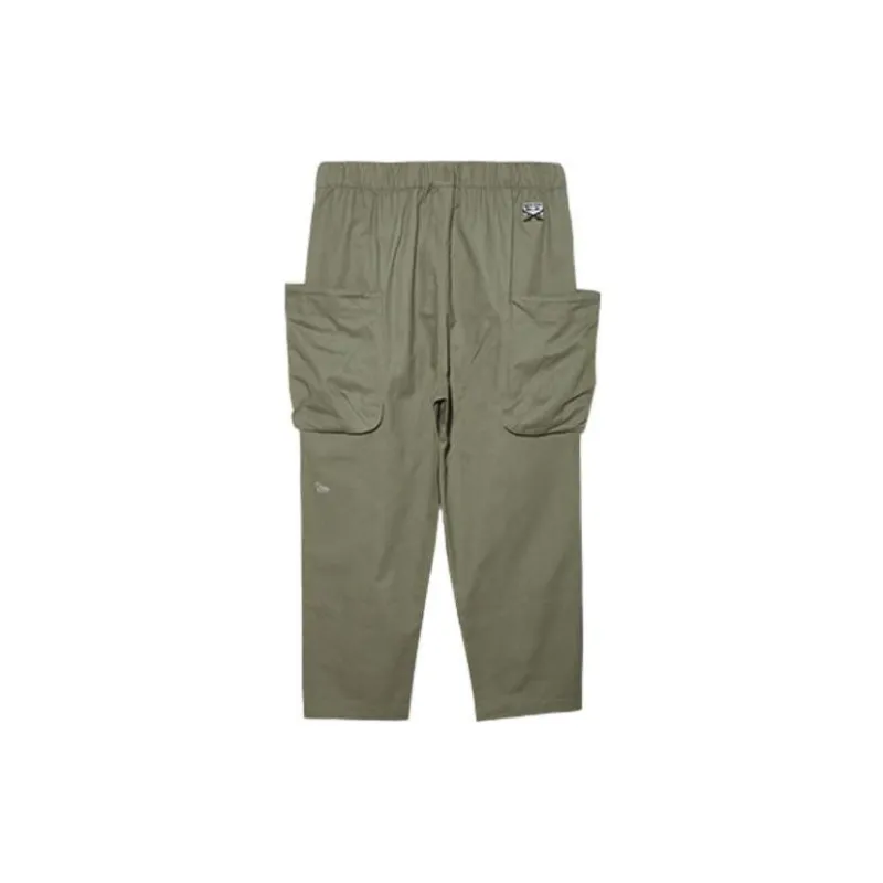 New Era Casual Pants Unisex Dark Green-1